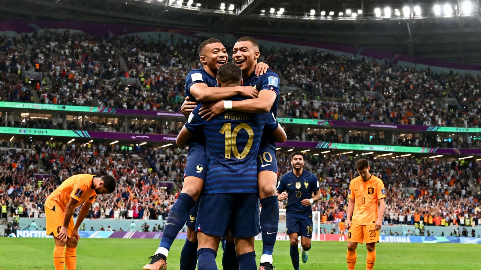 2026年国际足联世界杯法国4-0大胜荷兰，姆巴佩梅开二度